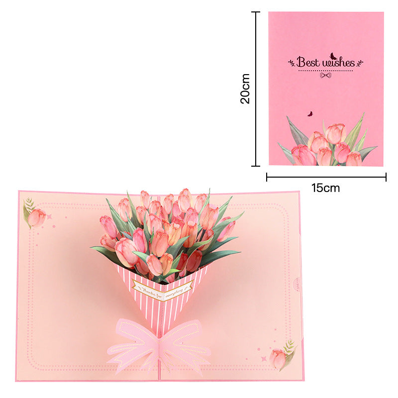 🌺Mother‘s Day - 55% OFF🌼Paper Love Mother's Day Card, 👩Happy Mothers Day Pop Up Card 3D Design🦋