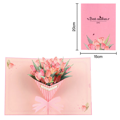🌺Mother‘s Day - 55% OFF🌼Paper Love Mother's Day Card, 👩Happy Mothers Day Pop Up Card 3D Design🦋