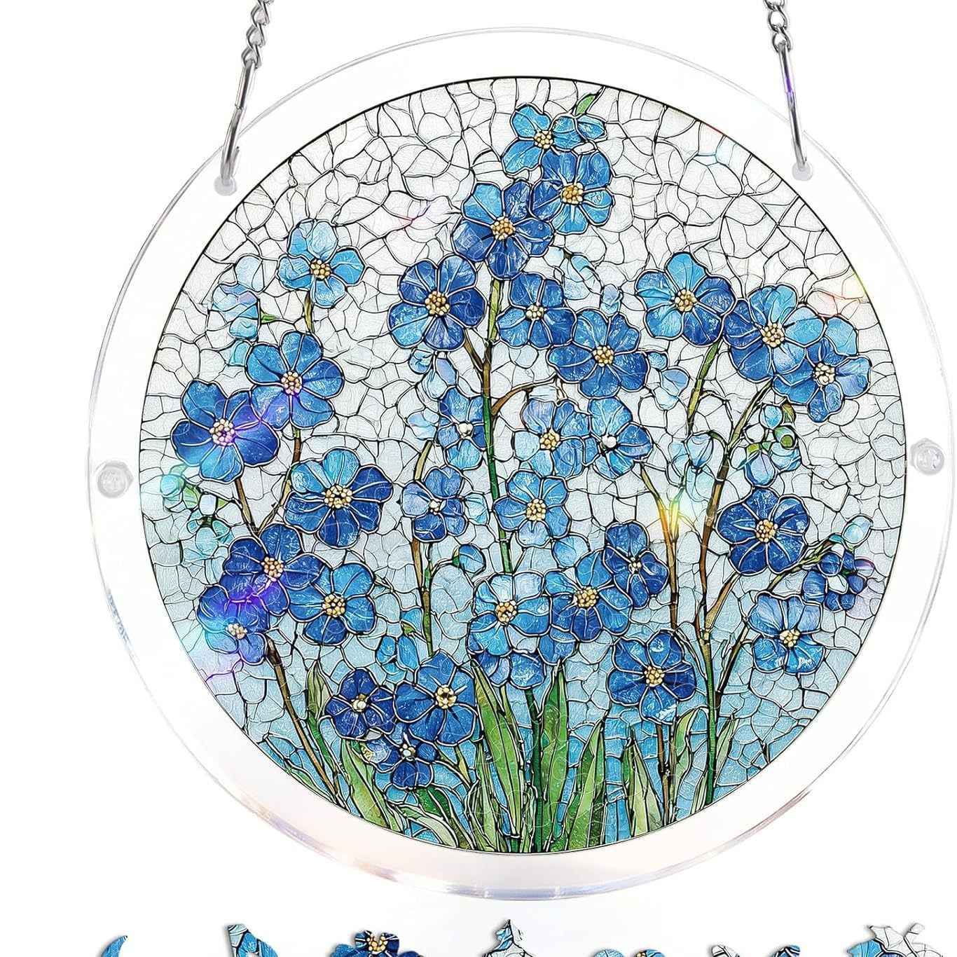 ☀️LAST DAY 45% OFF🔥Acrylic Jigsaw Puzzle Suncatcher - Holy Light of Jesus