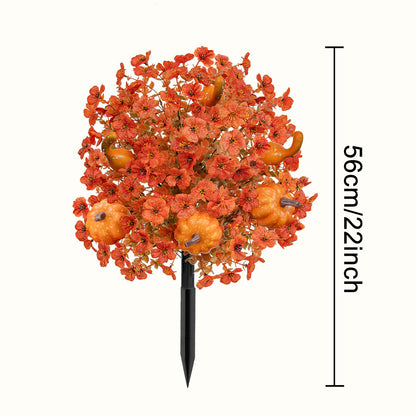 Just Arrived 🔥 Artificial Autumn Halloween Pumpkin & Tree Stump Decoration