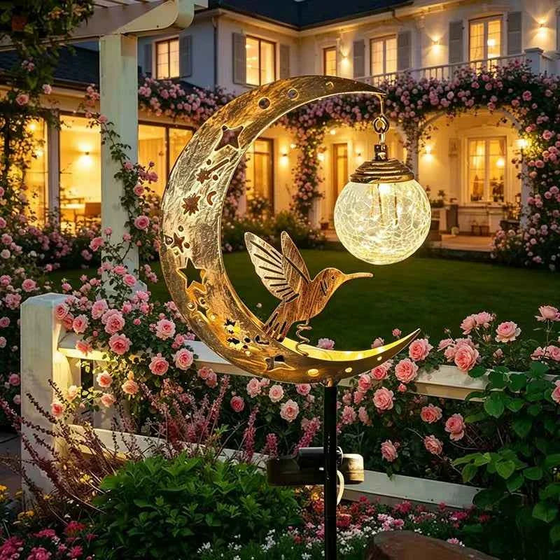 🔥 HOT SALE 50% OFF – Solar Garden Light ✨  Turn Your Dark Backyard Into A Magical Glowing Paradise 🌙