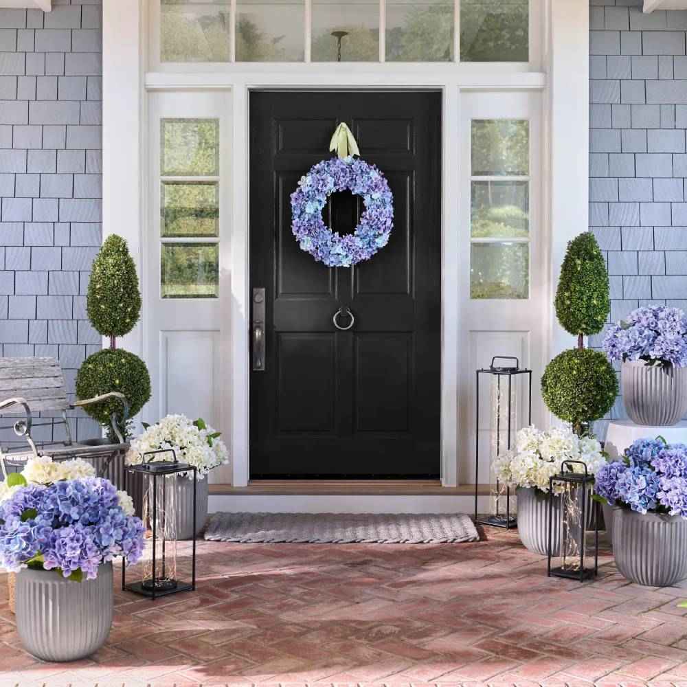 💥Last Day 70% OFF💐Artificial Outdoor Hydrangea Flowers - UV resistant, Waterproof, Windproof