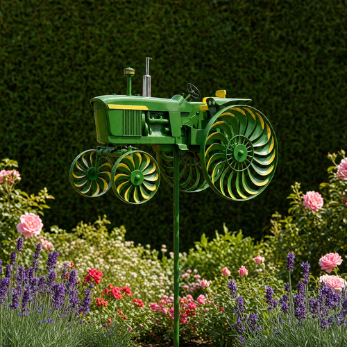 🚜Only Today 50% OFF-Earl's Handmade Tractor Wind Spinner