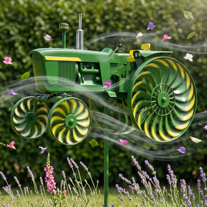 🚜Only Today 50% OFF-Earl's Handmade Tractor Wind Spinner