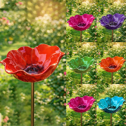 🐝 Pollinator-Friendly Flower Bird Bath – Your Garden’s New Must-Have