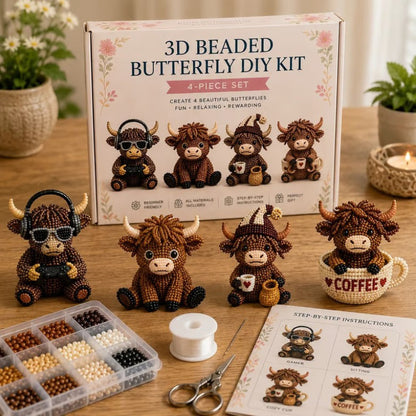 Tiny 3D Beaded Animal DIY Kit