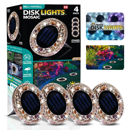 Mosaic Solar Disk Lights