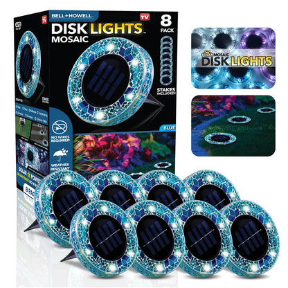 Mosaic Solar Disk Lights