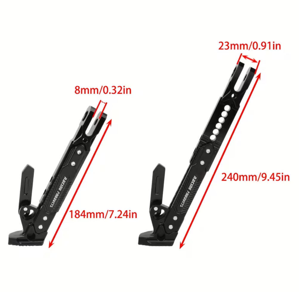 🏍️⚙️ Motorcycle Side Kickstand | Adjustable, Stable & Built for Everyday Use