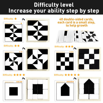 🧩 Hidden Blocks Board Game: STEM-Approved Wooden Puzzle for Creative Minds