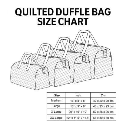 Hippie Journey Quilted Duffle Bag GFTOTP10823