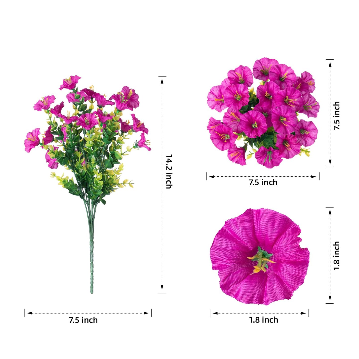 🔥Last Day 60% OFF😍UV Resistant Artificial Petunias Flowers🌺