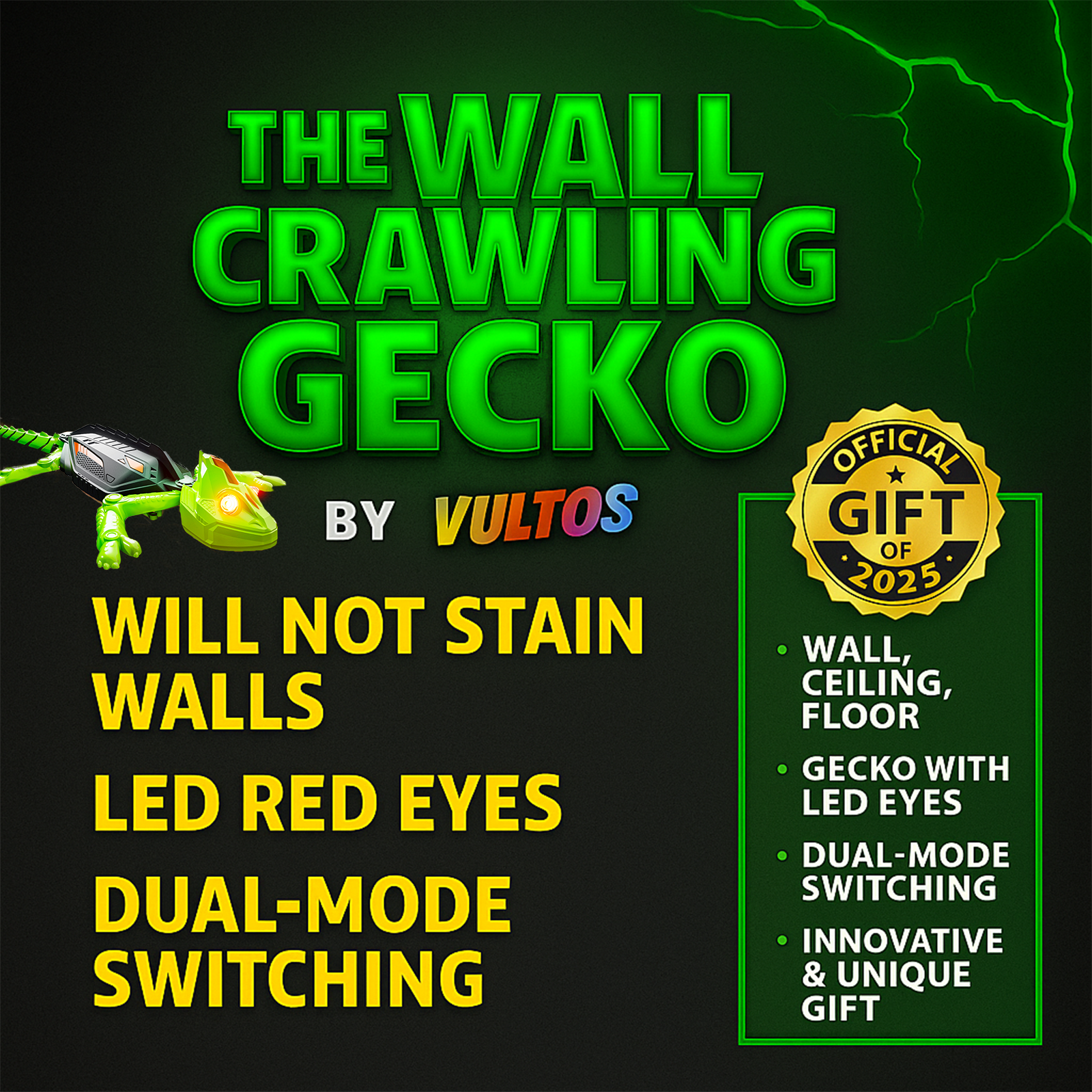 🎅70% off Christmas gifts- Kids' Fun - Remote-Controlled Gecko