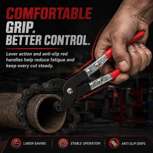 🔥🛠️ Exhaust Pipe Cutter | Heavy-Duty Chain Tool for Quick Repairs