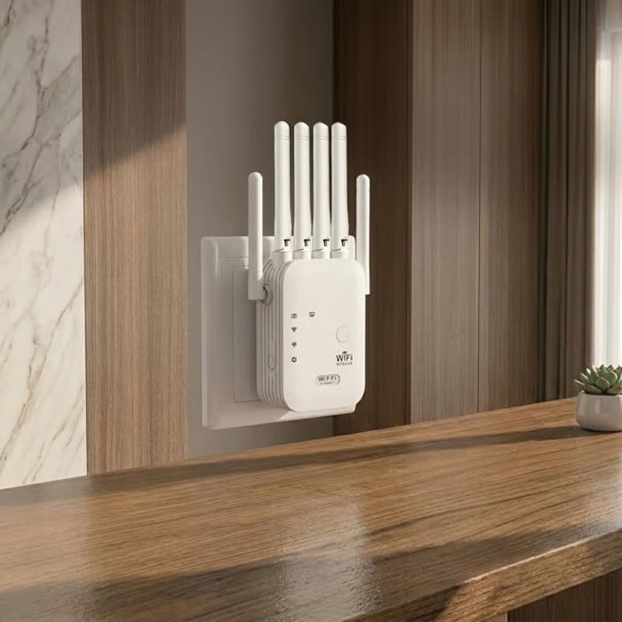 📶 AC1200 WiFi Range Extender – Boost Your Home WiFi Coverage