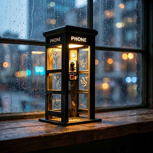 🔥Hot Sale 50% OFF✨Vintage Phone Booth Ambient Lamp🎇