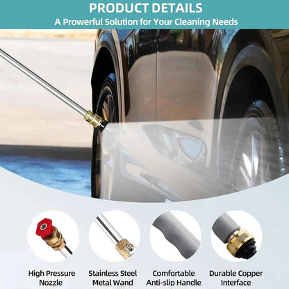 💧 Hydro Jet Power Washer | Garden Hose High Pressure Nozzle
