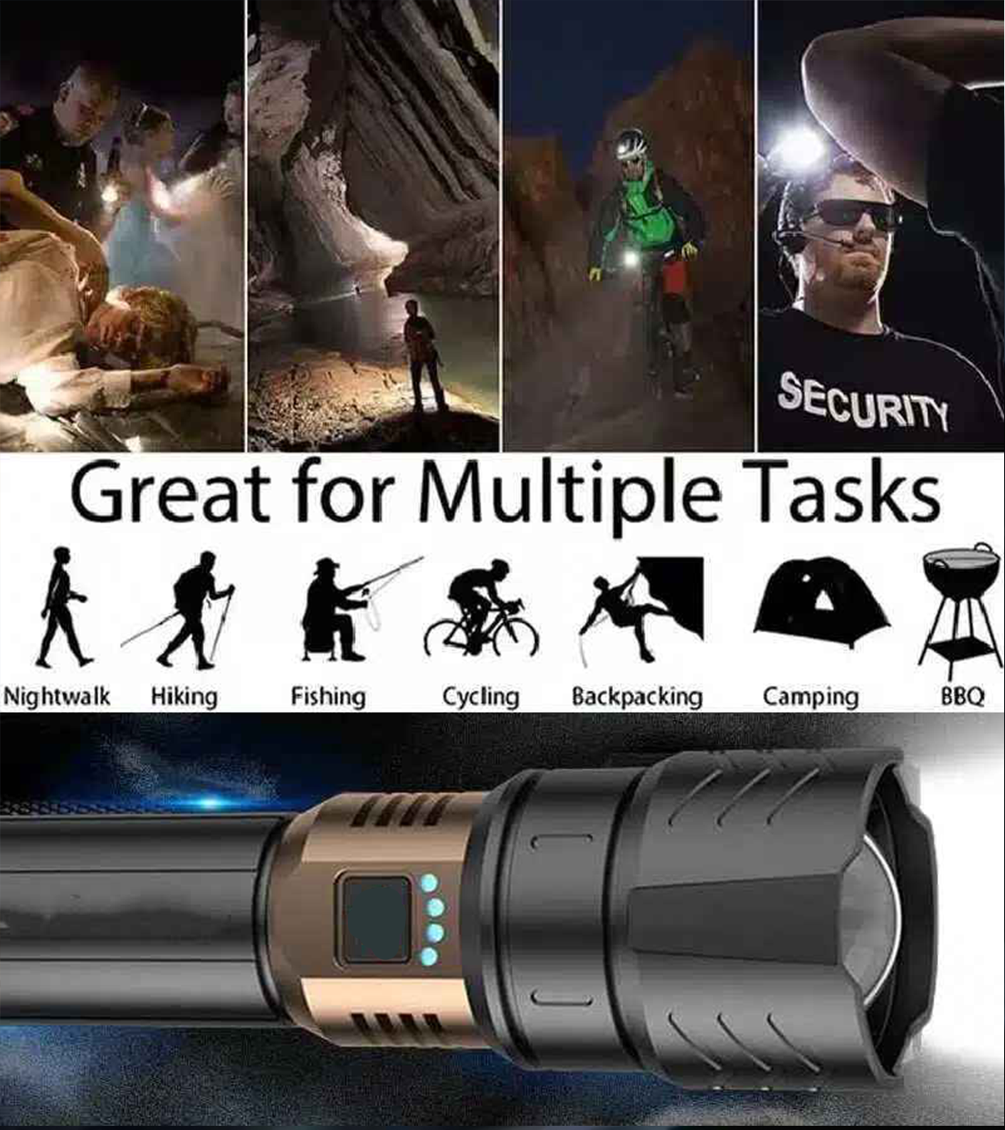 🔥Today 50% OFF ✨Strong Light🔦2026 The Ultimate 1097 Survival Flashlight