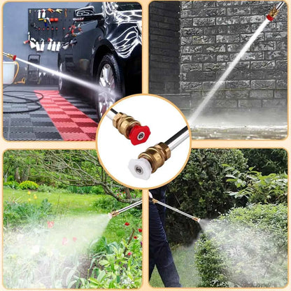 💧 Hydro Jet Power Washer | Garden Hose High Pressure Nozzle