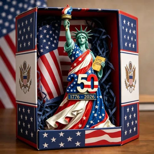 🔥Handmade USA 250th Anniversary Statue of Liberty Figurine