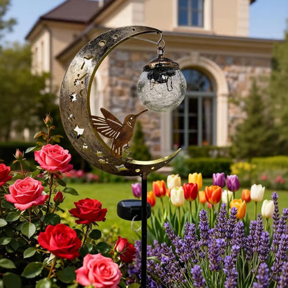 🔥 HOT SALE 50% OFF – Solar Garden Light ✨  Turn Your Dark Backyard Into A Magical Glowing Paradise 🌙