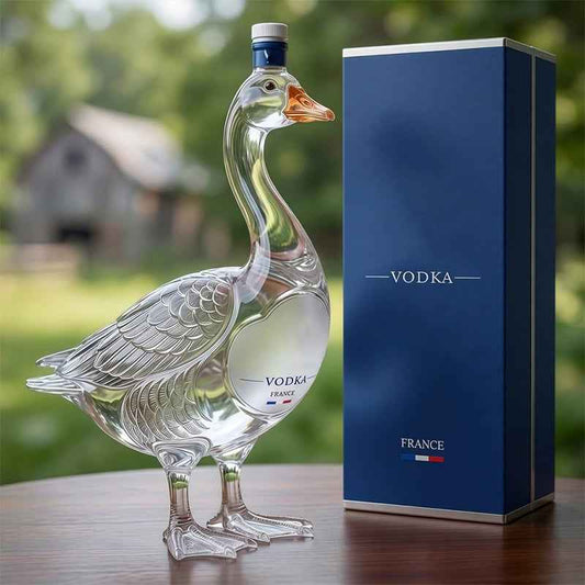 🔥2026 Limited Edition | ⚡️🍾30th Anniversary 3D Sculpted Vodka Goose Bottle🪿