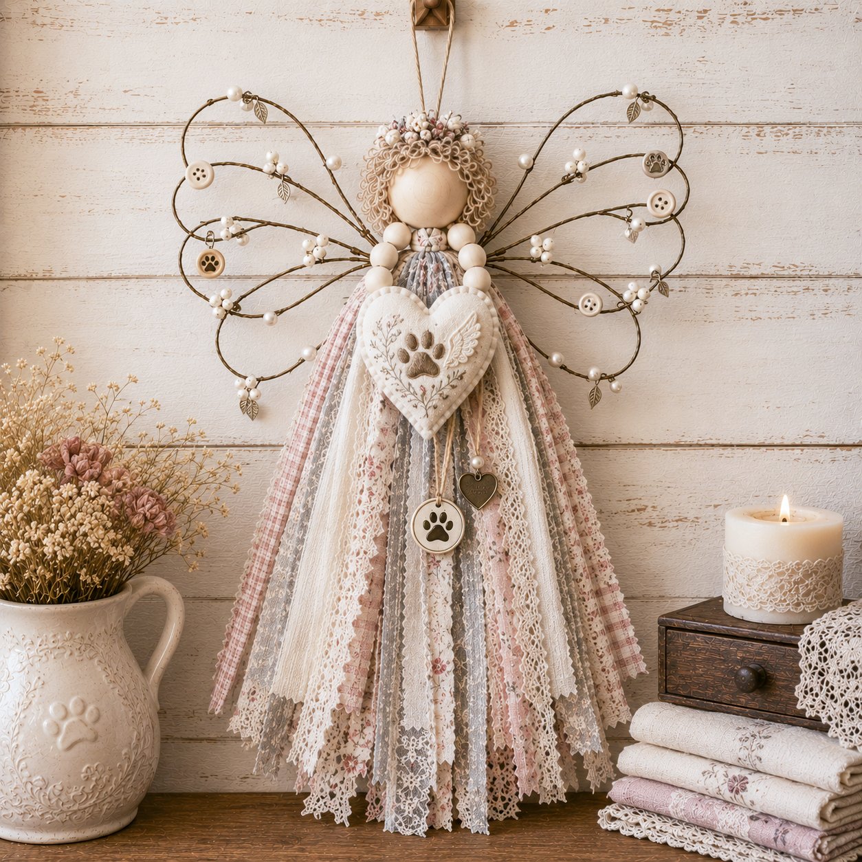 🔥HOT SALE - 🪽 Angel Fabric Hanging DIY Kit