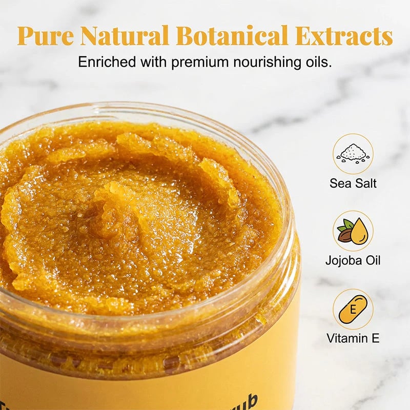 ✨ Turmeric Exfoliating Body Scrub – Reveal Smooth, Radiant Skin