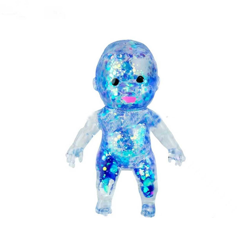 🧸 Squishy Baby Glitter Toy | Slow Rising Stress Relief Fidget