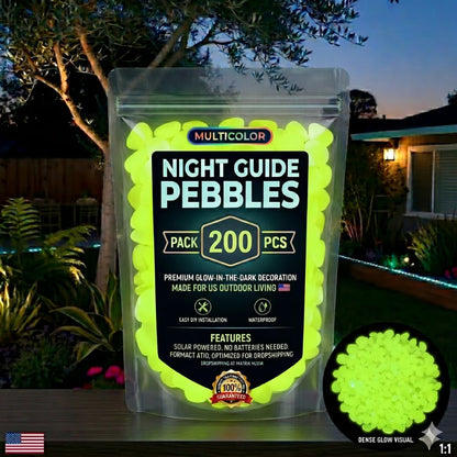 💥LAST DAY SALE 49%OFF💥🌈Colorful Glow-in-the-Dark Garden Stones