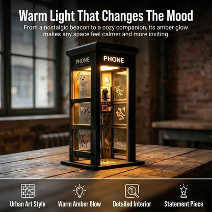🔥Hot Sale 50% OFF✨Vintage Phone Booth Ambient Lamp🎇
