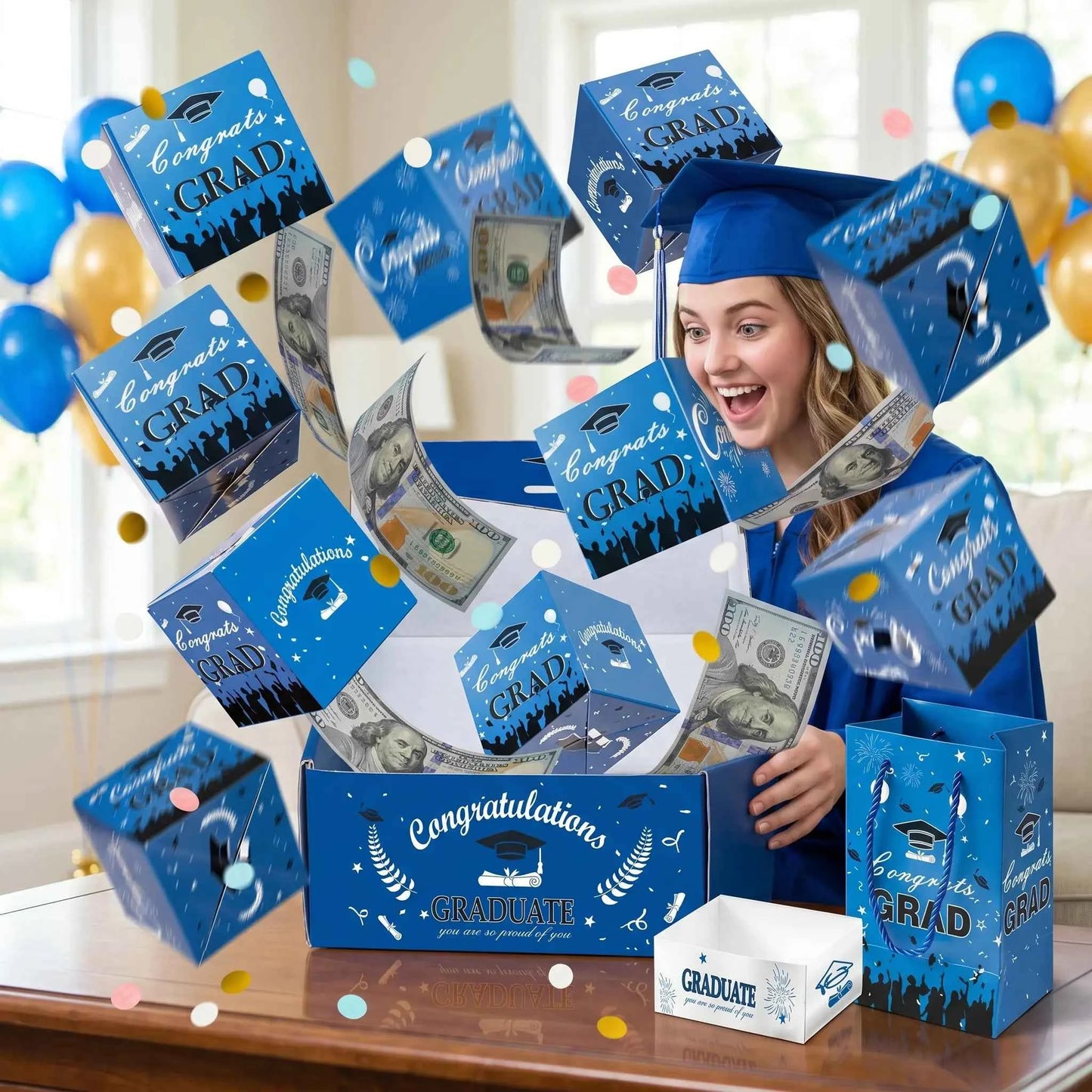 【🧑‍🎓Graduation Hot Sale 50% OFF🔥】Creative Folding Pop-Up Gift Box for 2026 Graduation🎓️