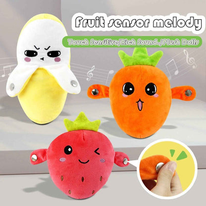 🔥Last Day 49% OFF - 💖Interactive Music Plush Toy Set🍌🍓🥕