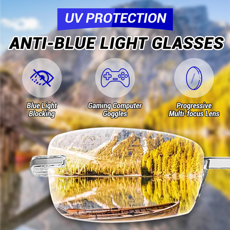 🔥Last day of 70% off mega sale!🔥-High-hardness anti-blue light smart reading mirror