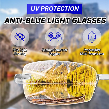 🔥Last day of 70% off mega sale!🔥-High-hardness anti-blue light smart reading mirror