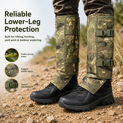 Professional Snake Guard Gaiters – Lightweight Leg Protection for Outdoor Use
