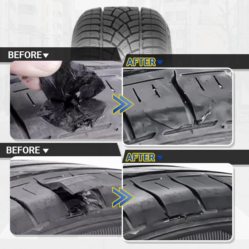 🚗Weather-Resistant💧 Waterproof Flexible Tire Repair Adhesive