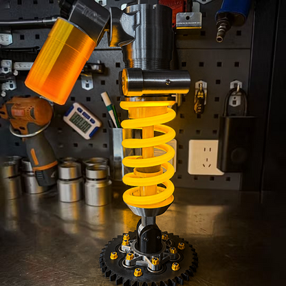 🎁Father's Day Limited Sale🔥Inspired Suspension Shock Absorber Lamp - Adjustable LED Light for Gamers & Car Enthusiasts