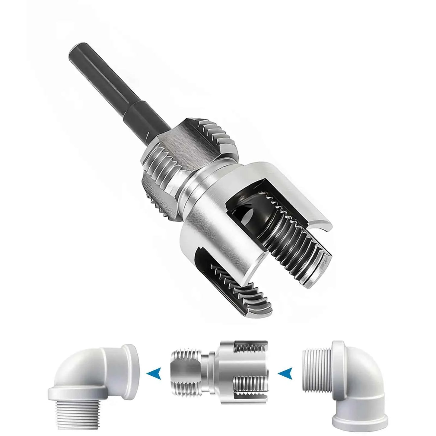 Pipe Tapping and Threading Tool Dual-Specification Compatible