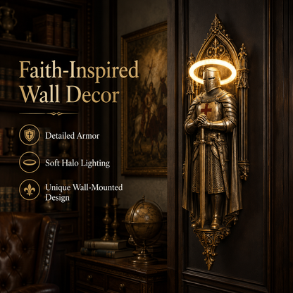 🛡️Illuminate Your Space With The Honor-Knight Wall Lamp✝️⚔️