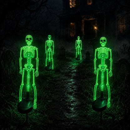 Turn Your Yard Into A Spooky Skull Path 💀🌙 Halloween Solar Garden Lights