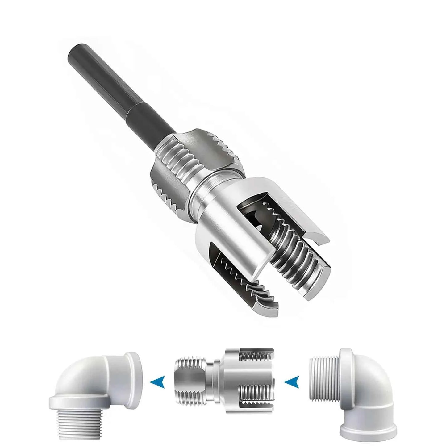 Pipe Tapping and Threading Tool Dual-Specification Compatible