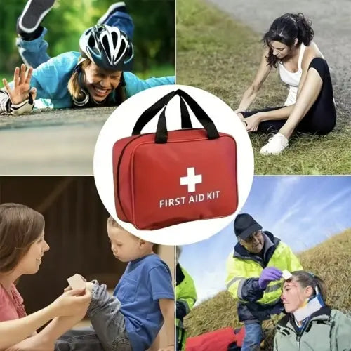 🩹🚨 330-Piece First Aid Kit – Water-Resistant Emergency Medical Bag for Home, Car & Travel | 🔥 50% OFF