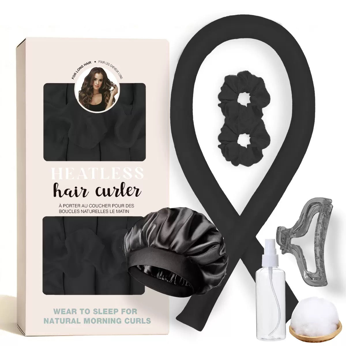 🎁Buy 2 Get 1 Free🔥Heatless Curling Rod Headband👩Get Natural, Voluminous Curls While You Sleep 😍