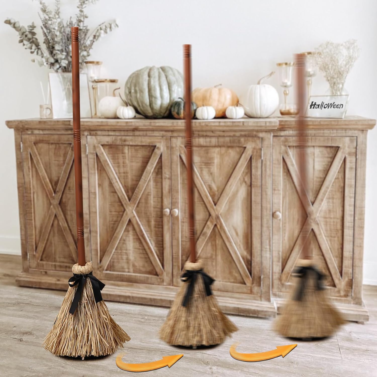 💥Halloween Sale 49% OFF🧙‍♀️🪄Floating Witch's Broom – Haunted Dancing Broom