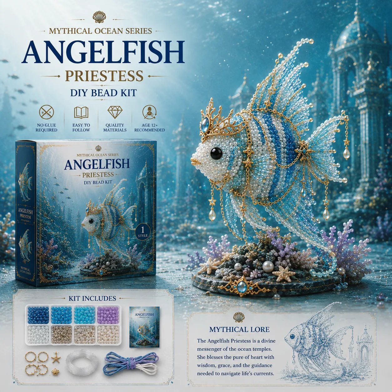 🔥Last Day 50% OFF🔥🌊 Mythical Ocean DIY Bead Kit