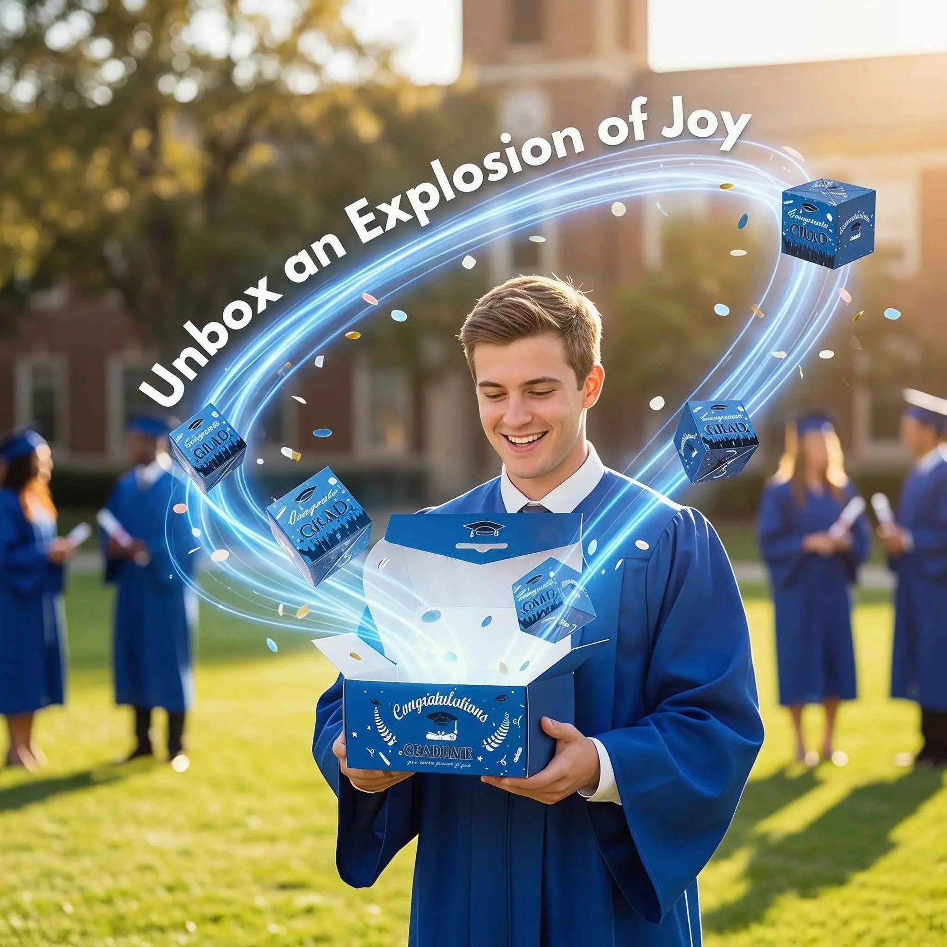 【🧑‍🎓Graduation Hot Sale 50% OFF🔥】Creative Folding Pop-Up Gift Box for 2026 Graduation🎓️