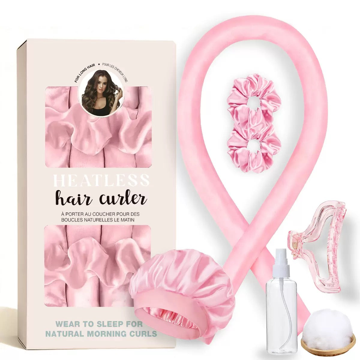 🎁Buy 2 Get 1 Free🔥Heatless Curling Rod Headband👩Get Natural, Voluminous Curls While You Sleep 😍
