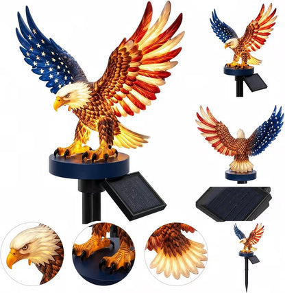 🦅 Personalized Solar Eagle Garden Light