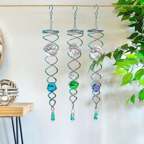 🔥 Last Day Sale Price |✨ Sacred Journey Spiral Crystal (12 inches Length)